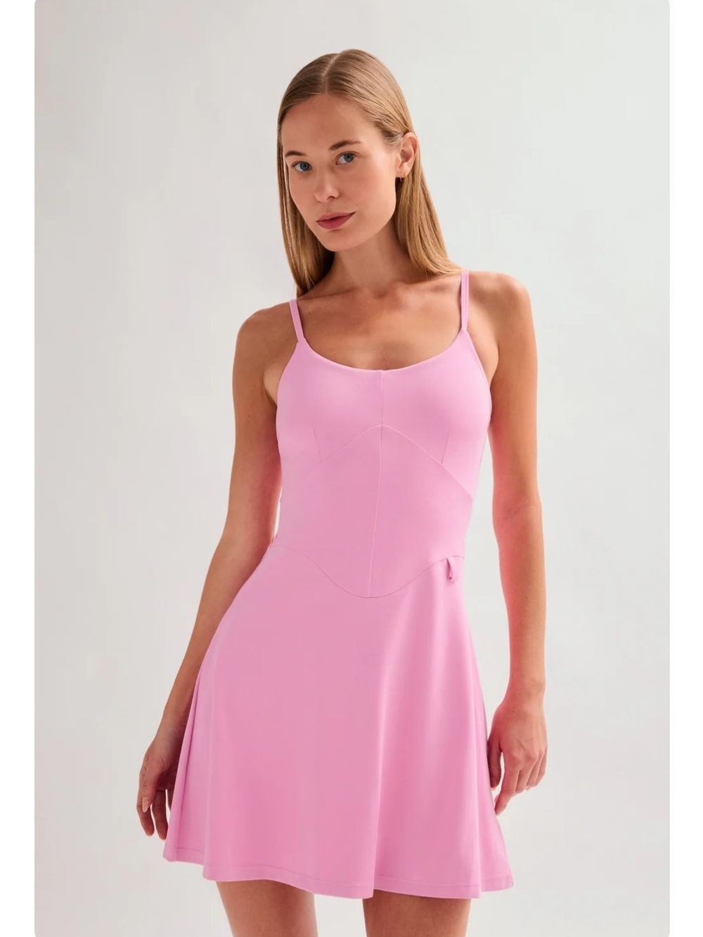 Gilfriend Collective  Mariposa Emery Seamed Dress Fit & Flare Dress Size XXXL NW